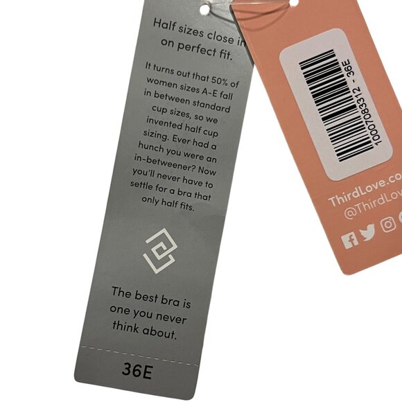 Third Love 24/7 Front Closure Racerback Bra, NWT, 36E - Picture 5 of 10